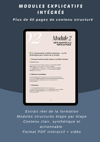 E-book formation physique perte de poids