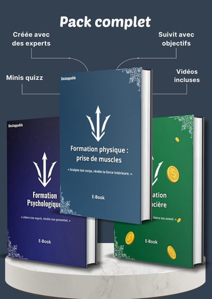 Pack avec formation prise de muscle
